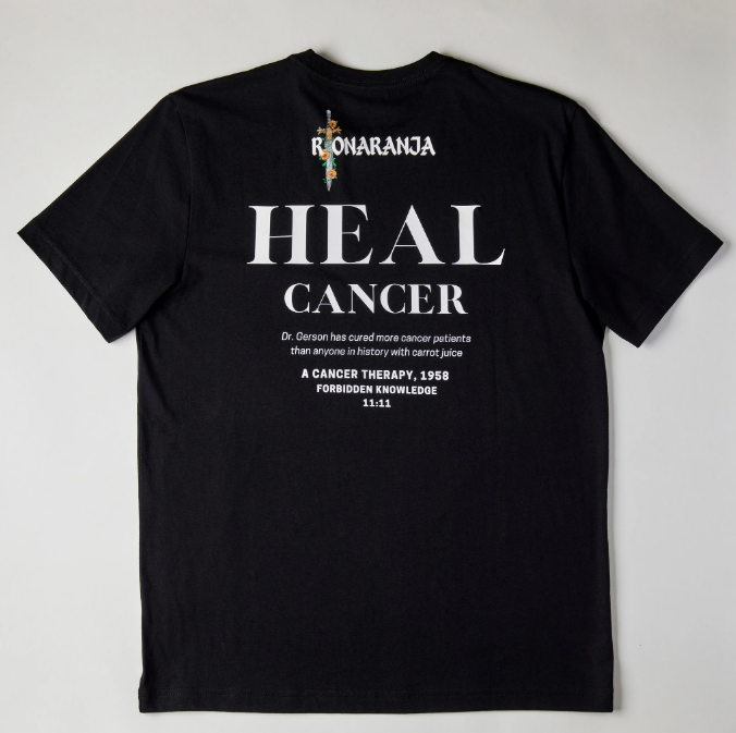 CAMISETA NEGRA PARA HOMBRE - GERSON
