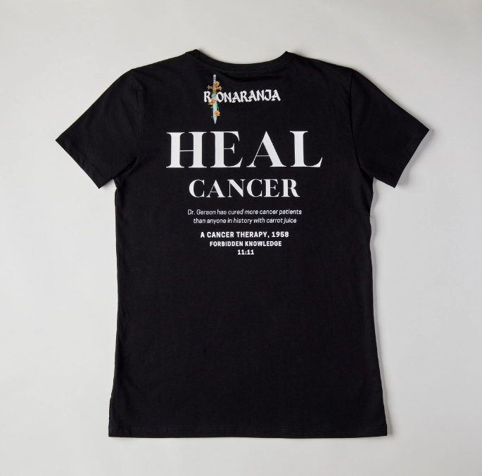 CAMISETA NEGRA PARA MUJER - GERSON