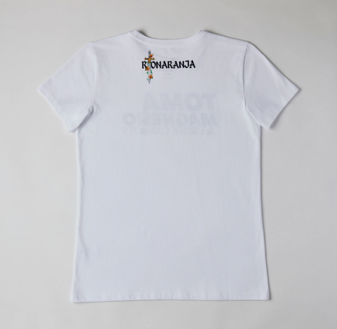 CAMISETA BLANCA PARA MUJER - TOMA MAGNESIO