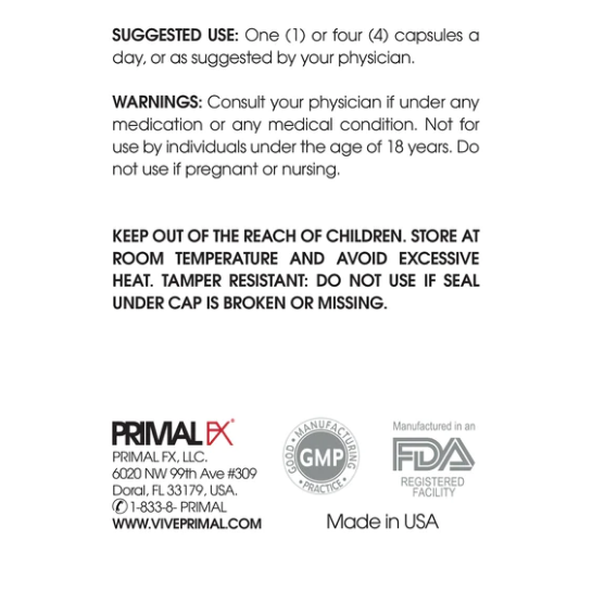 CHARCOAL + ACTIVATED - Primal FX