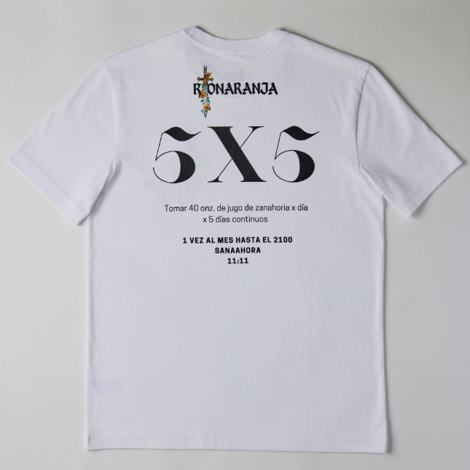 CAMISETA BLANCA PARA HOMBRE - EXTRACTOR