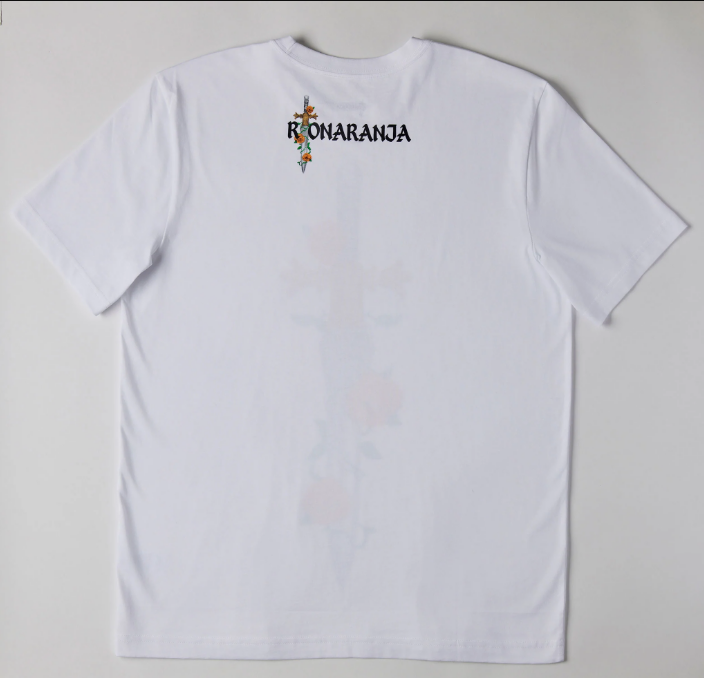 CAMISETA BLANCA PARA HOMBRE - ESPADA