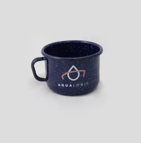 MUG PELTRE - AZUL JASPEADO - Agualogic