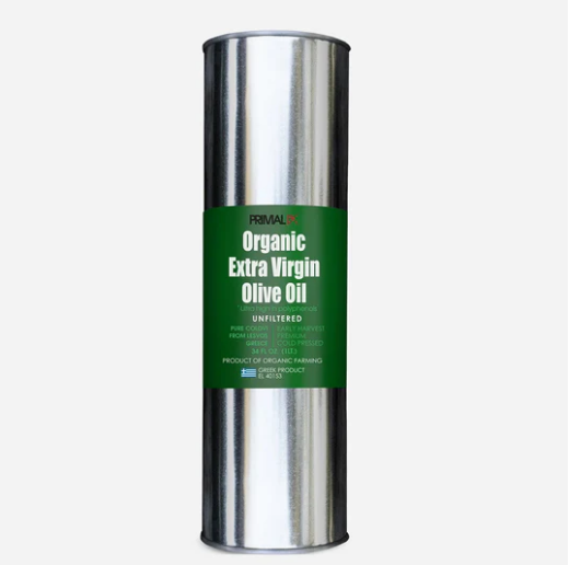 Aceite de Oliva Extra Virgen Orgánico Sin Filtrar - Primal FX