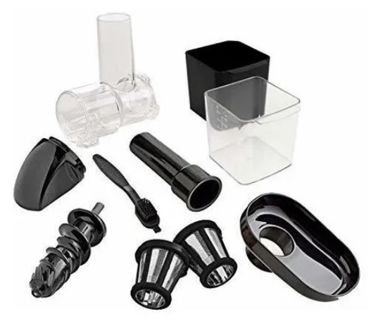 Extractor y exprimidor de jugos Omega H3000D, Exprimidor En Frio De Masticación Lenta - Diseño compacto.
